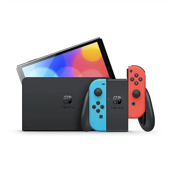Nintendo Switch OLED model Neon Red & Neon Blue Joy-Con - Image 3