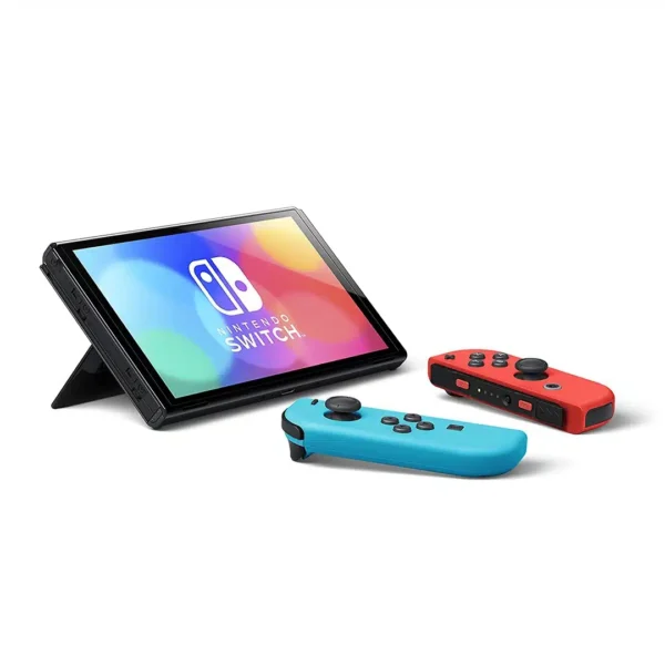 Nintendo Switch OLED model Neon Red & Neon Blue Joy-Con - Image 5