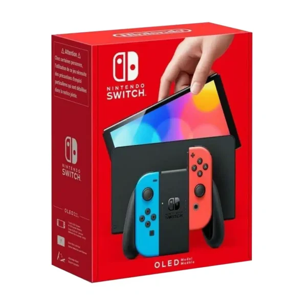 Nintendo Switch OLED model Neon Red & Neon Blue Joy-Con - Image 2