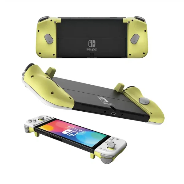 HORI Split Pad Compact Light Gray & Yellow for Nintendo Switch - Image 2