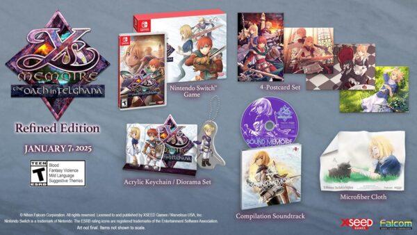 Ys Memoire The Oath in Felghana Refined Edition Nintendo Switch - Image 3